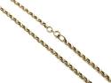 9ct CZ 'S' Pendant & Chain 24 inch