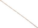 9ct Yellow Gold Figaro Anklet 10 inch