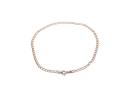 9ct Yellow Gold Flat Curb Anklet 10 inch
