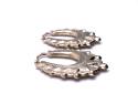 9ct Yellow Gold Oval Creole Hoop Earrings