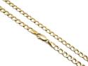 9ct Yellow Gold Flat Curb Chain 18 inch