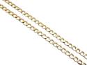 9ct Yellow Gold Flat Curb Chain 18 inch