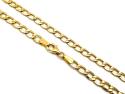 9ct Yellow Gold Flat Curb Chain 20 inch
