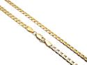 9ct Yellow Gold Flat Curb Chain 20 inch