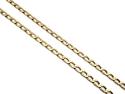 9ct Yellow Gold Flat Curb Chain 22 inch