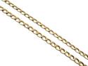 9ct Yellow Gold Flat Curb Chain 24 inch