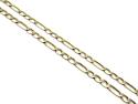 9ct Yellow Gold Figaro Chain 18 inch