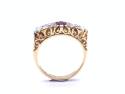 18ct Opal, Garnet & Diamond Ring