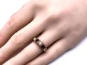 18ct Garnet and Diamond 5 Stone Ring