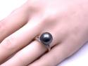 9ct Yellow Gold Pearl & CZ Ring
