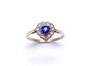 9ct Heart Shaped Paste Ring
