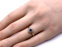 9ct Heart Shaped Paste Ring