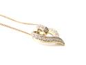 9ct Yellow Gold Diamond Pendant & Chain