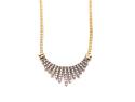 9ct Yellow Gold Diamond Necklet