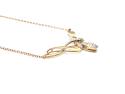 9ct Yellow Gold Diamond Necklet