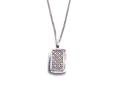 9ct White Gold Diamond Pendant & Chain