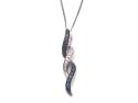9ct Black Diamond Pendant & Chain