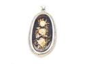 Amber Cameo Rose Pendant