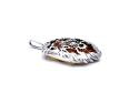 Amber Lion Head Pendant