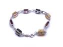 Multi Amber Fancy Bracelet 7.5 Inch