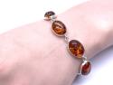 Oval Amber Bracelet