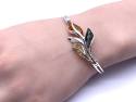 Multi Amber Leaf Bangle