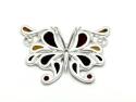 Multi Amber Butterfly Pendant