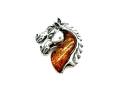 Amber Horses Pendant