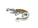 Amber Comodo Dragon Pendant