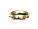 9ct Yellow Gold Plain Wedding Ring 4mm