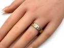9ct Yellow Gold Patterned Wedding Ring
