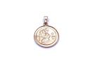 9ct Yellow Gold St Christopher Pendant