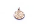 9ct Yellow Gold St Christopher Pendant