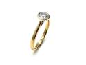 18ct Yellow Gold Diamond Solitaire Ring 0.50ct
