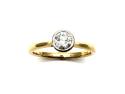 18ct Yellow Gold Diamond Solitaire Ring 0.50ct