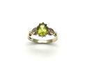 9ct Yellow Gold Peridot Solitaire Ring