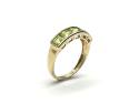 9ct Yellow Gold Peridot 5 Stone Ring