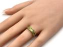 9ct Yellow Gold Peridot 5 Stone Ring