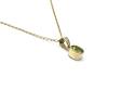 9ct Yellow Gold Peridot Pendant & Chain