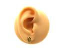 9ct Yellow Gold Peridot Stud Earrings