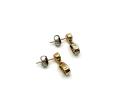 9ct Yellow Gold Peridot Drop Earrings