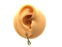 9ct Peridot & Seed Pearl Drop Earrings