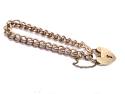 Fancy Curb Charm Bracelet