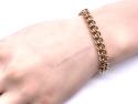 Fancy Curb Charm Bracelet