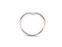 9ct White Gold Diamond Shaped Eternity Ring 0.25ct