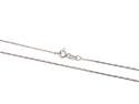 18ct White Gold Fancy Chain 18 inch