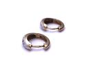 9ct Yellow Gold Diamond Hoop Earrings