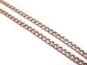 9ct Yellow Gold Flat Curb Chain 20 inch