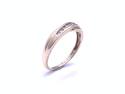 9ct Yellow Gold Diamond Crossover Ring