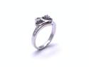 18ct Diamond Double Heart Ring